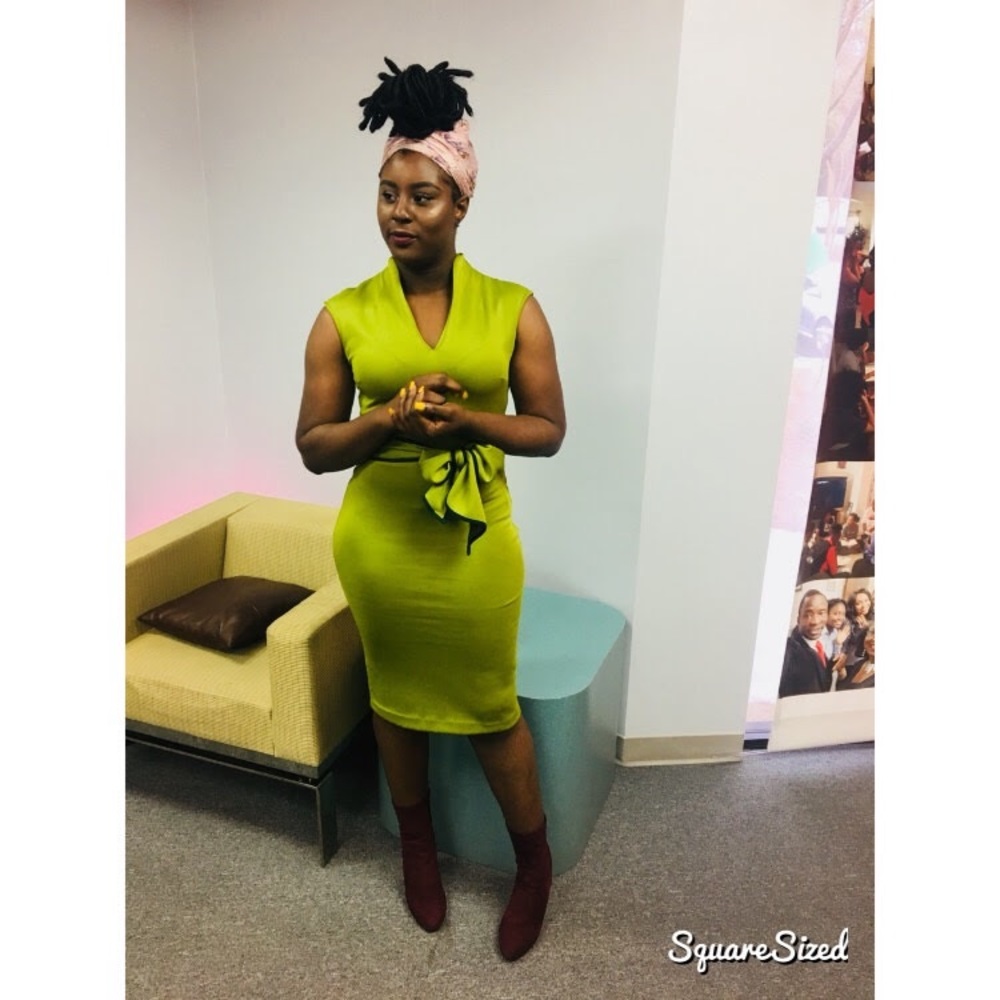 Beautiful formal green dress